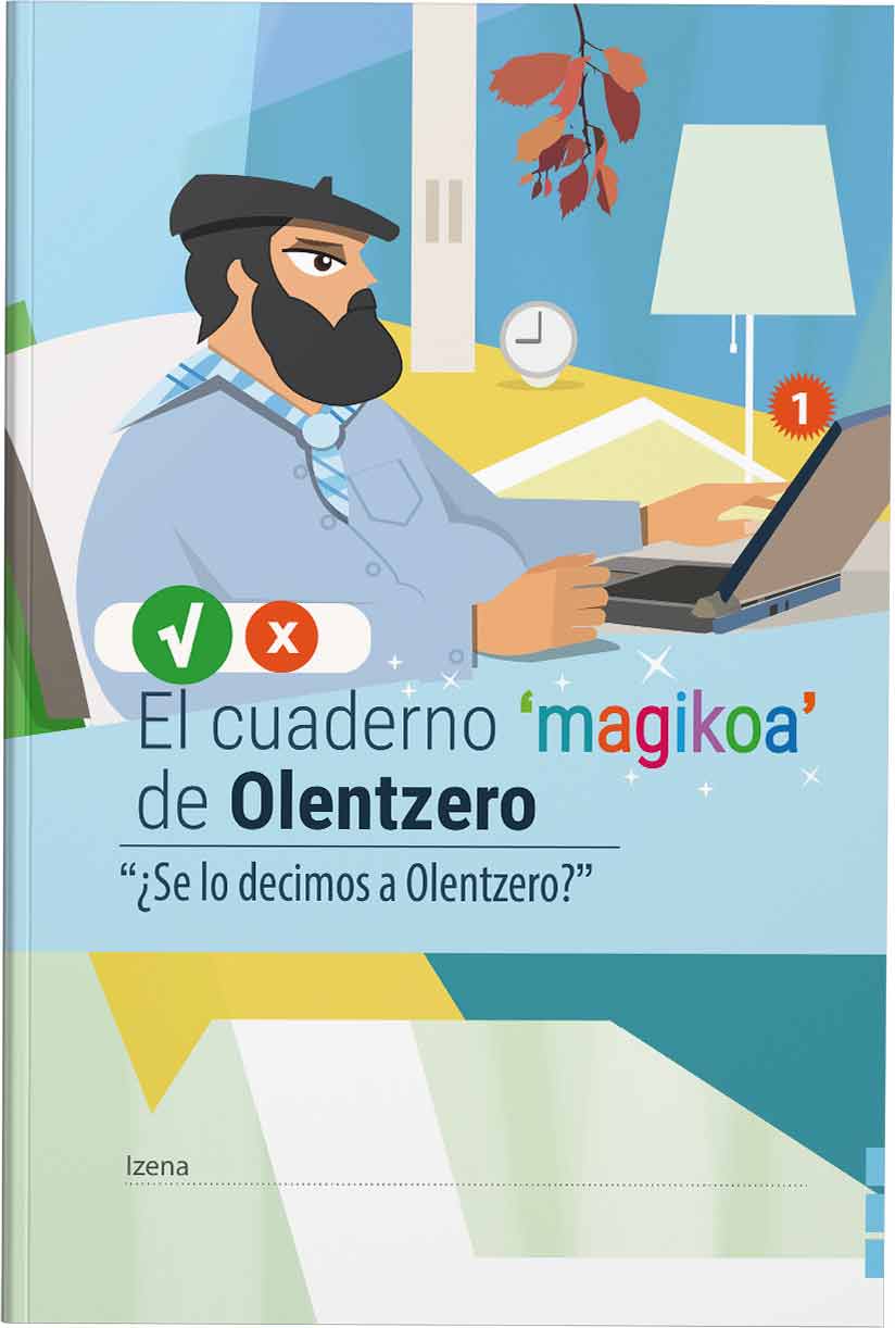 portada del libro 'El cuaderno magikoa de Olentzero